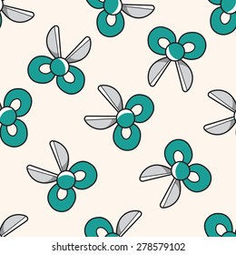 stationary scissors , cartoon seamless pattern background
