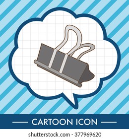 stationary spring clip theme elements vector,eps
