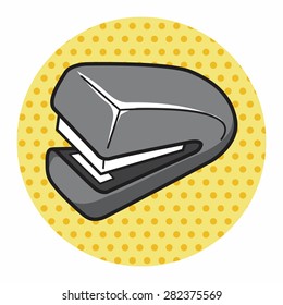 stationary stapler theme elements vector,eps