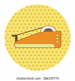 stationary tape dispenser theme elements vector,eps