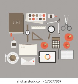 stationary vector