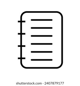 Stationary Vector Line Icon Design