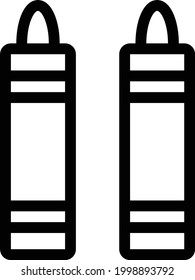 stationary vector thin line icon
