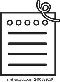stationery appliance line vector collection icon