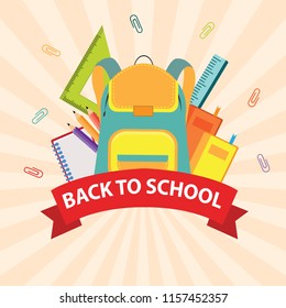 Stationery Back To School With Ribbon