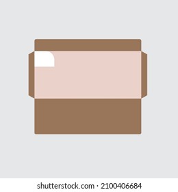 Stationery concept with envelope mockup eps