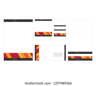 Stationery corporate identity background