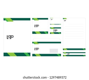 Stationery corporate identity background