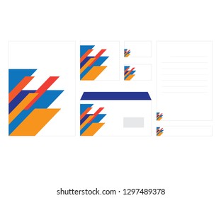 Stationery corporate identity background