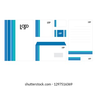 Stationery corporate identity background