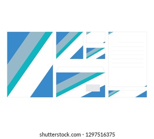 Stationery corporate identity background
