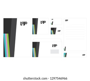 Stationery corporate identity background