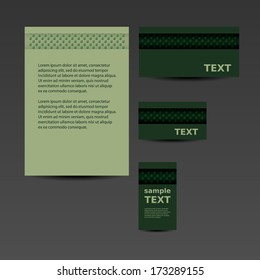 Stationery, Corporate Image Design with Leaves