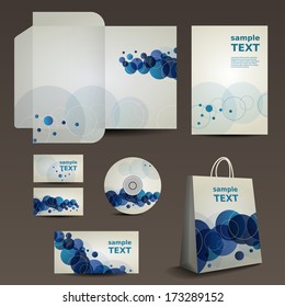 Stationery, Corporate Image Design with Vivid Colors