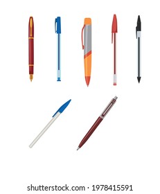 Stationery cute cartoon vector illustration