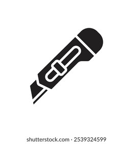 Stationery Cutter Filled Icon Vector Illustration