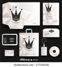 stationery design , identity template