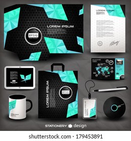Stationery design, identity template