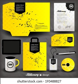Stationery design, identity template
