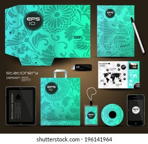 Stationery design, identity template