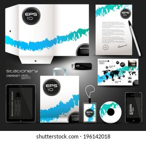 Stationery design, identity template