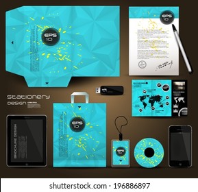 Stationery design, identity template