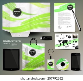 Stationery design, identity template