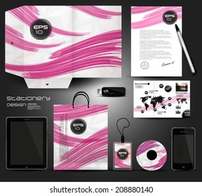 Stationery design, identity template