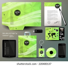 Stationery design, identity template
