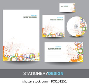 Stationery design set