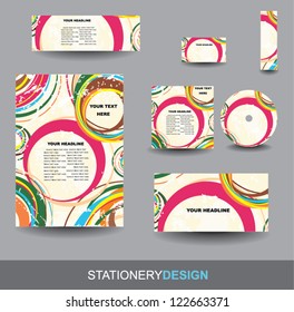 Stationery design set