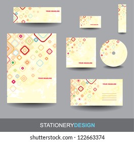 Stationery design set