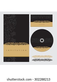 Stationery design set in vector format