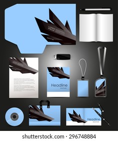 Stationery design-corporate identity-business-geometric