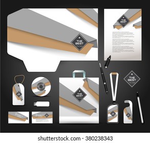 Stationery design-Identity template