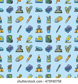 Stationery and drawing icons set,eps10