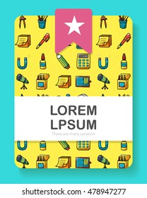 Stationery and drawing icons set,eps10