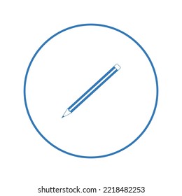 Stationery Drawing Pen Pencil Icon | Circle Version Icon |