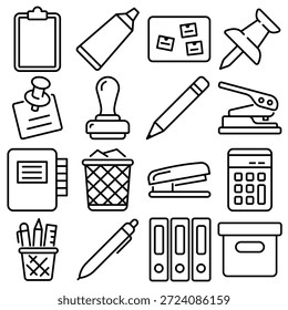 Estilo da Estrutura de Tópicos do Conjunto de Ícones do Papel de Carta (Parte 1)