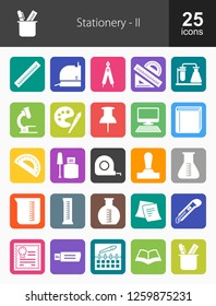 Stationery Filled Icons
