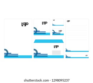 Stationery folder corporate identity