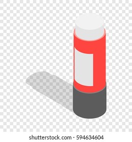 Stationery glue isometric icon 3d on a transparent background vector illustration