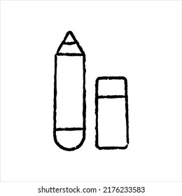 Stationery hand-drawn icon vector graphic illustration