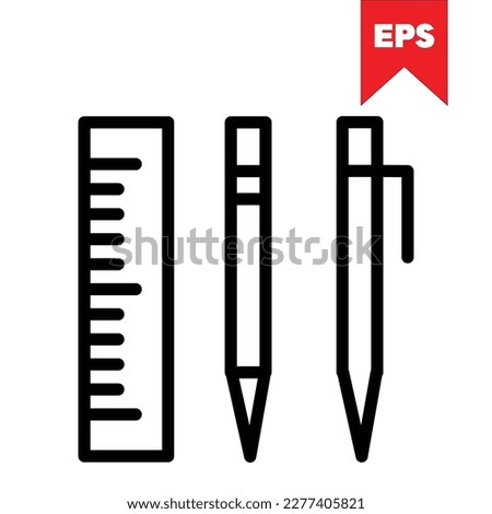 stationery icon design in eps format