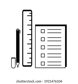 icono de papel con diseño plano