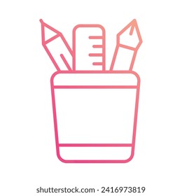 Icono de estacionería aislar ilustración de material vectorial de fondo blanco