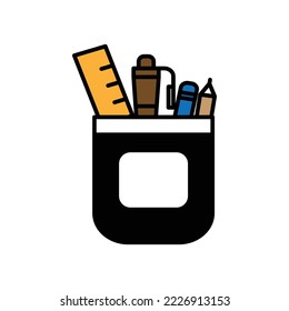 Plantilla de diseño de logotipo de icono de estacionación vectorial ilustración aislada