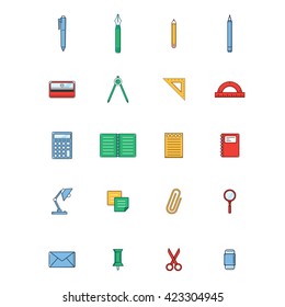 Stationery Icon Set