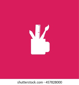 stationery icon. stationery sign