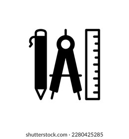 Icono de creación de gráficos en vector. Ilustración